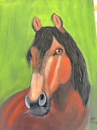 ED the horse Large Piece