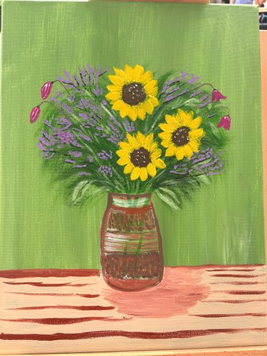 Sunflower Acrylic
